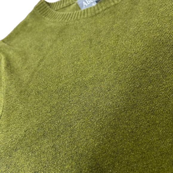 Abercrombie 00s Men’s Green Crew Neck Sweater Size Large - Picture 3 of 7